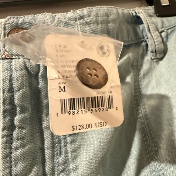 Light Blue Baggy Denim Pants - Picture 3 of 3